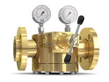 High performance dome-loaded pressure regulator operated by pilot pressure regulator