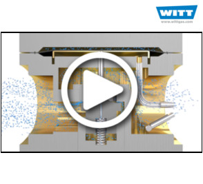 How do dome-loaded pressure regulators work?